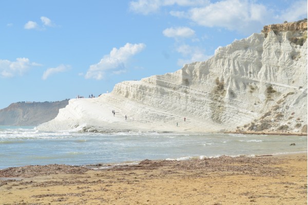 plage proche agrigente sicile scala dei turchi sicile falaises blanches