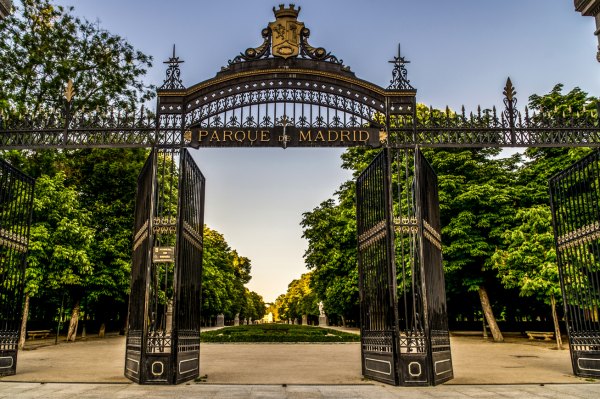 entrée parc retiro balade parc Retiro avec enfants