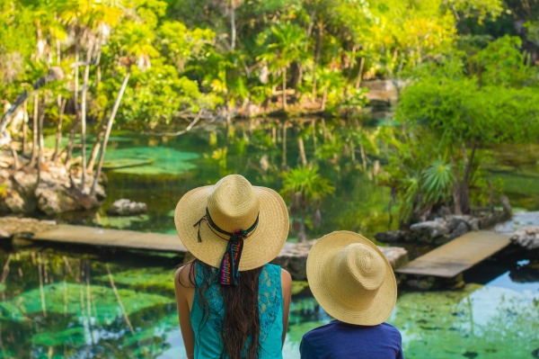 Choisir un cenote vers Tulum Cenote à faire en famille